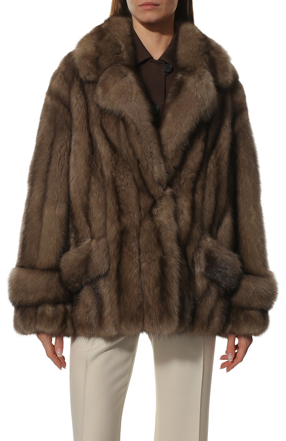 Шуба из меха соболя VICTORIA KUSENKOVA, арт. 763600005571, фото 3