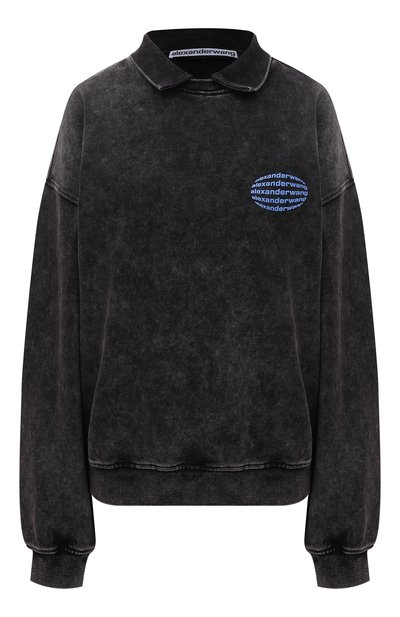 Женский хлопковый свитшот ALEXANDER WANG, арт. UCC1221490