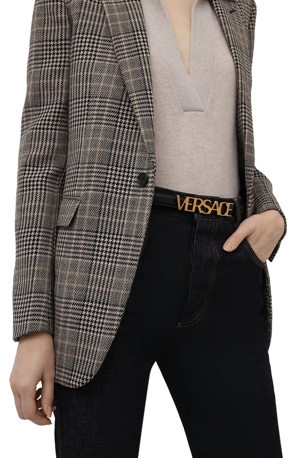 Кожаный ремень VERSACE, арт. 1002202/DV3T, фото 2