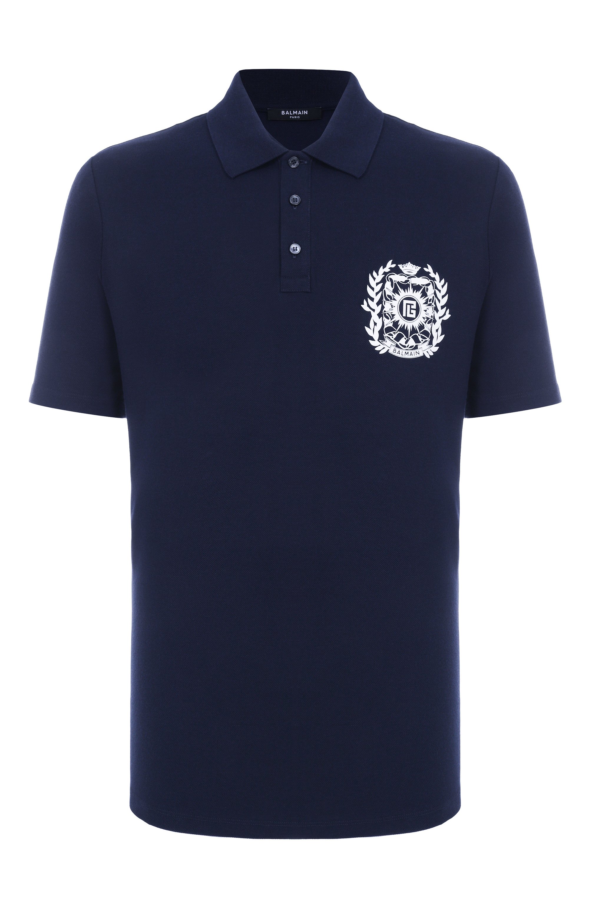 Хлопковое поло BALMAIN, арт. FH1GC035/GE96, фото 1