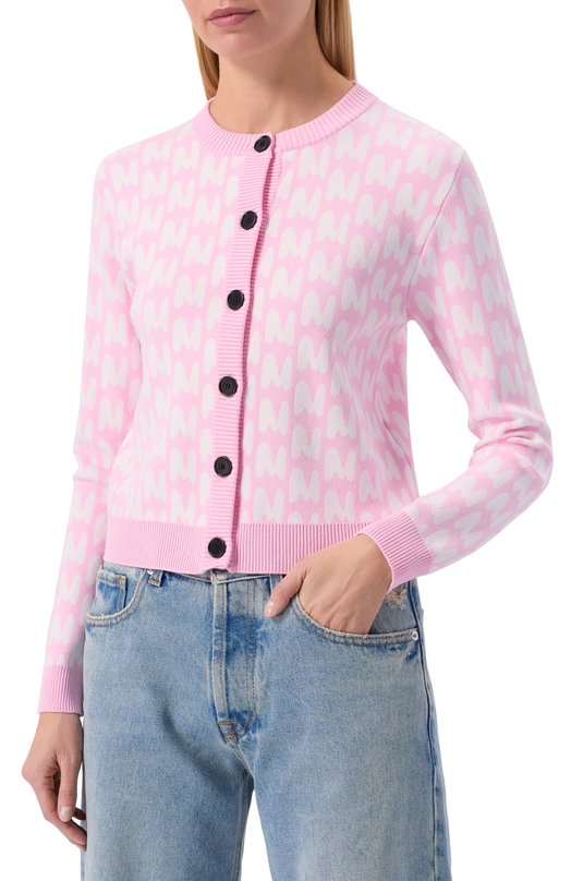 Кардиган из вискозы MSGM 4041MDM212/267298 Розовый  4041MDM212/267298 Фото 3