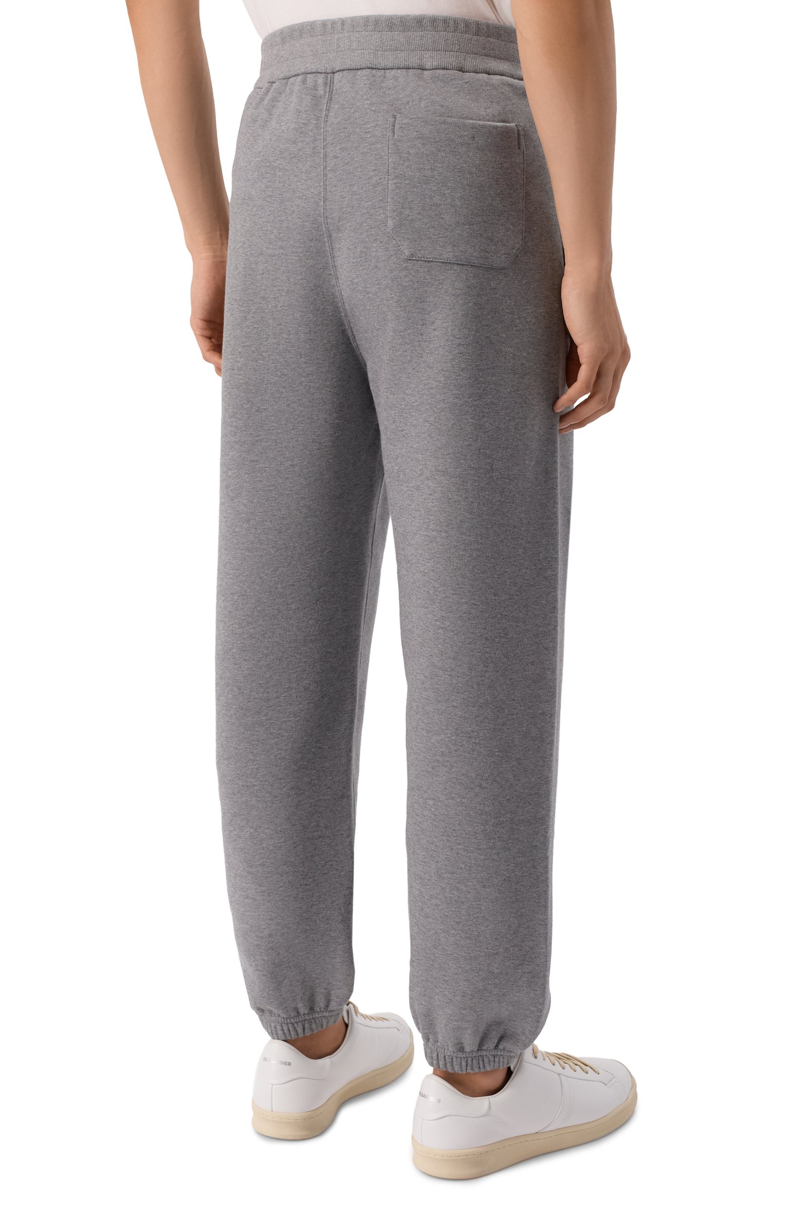 Хлопковые джоггеры JIL SANDER серого цвета по цене 107000 руб., арт. J22KA0384/J20133, фото 4 Хлопковые джоггеры JIL SANDER, арт. J22KA0384/J20133, фото 4