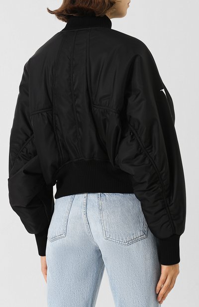 Бомбер на молнии с логотипом бренда VALENTINO, арт. QBCCN00N4AL, фото 4