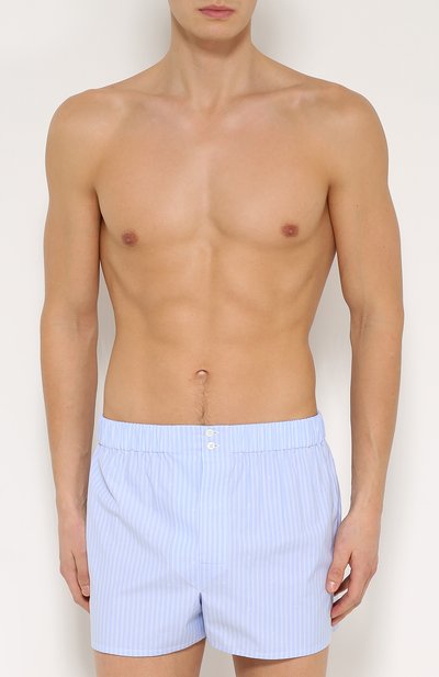 Хлопковые боксеры свободного кроя BRIONI голубого цвета по цене 38700 руб., арт. N1B1/0401A, фото 3 Хлопковые боксеры свободного кроя BRIONI, арт. N1B1/0401A, фото 3