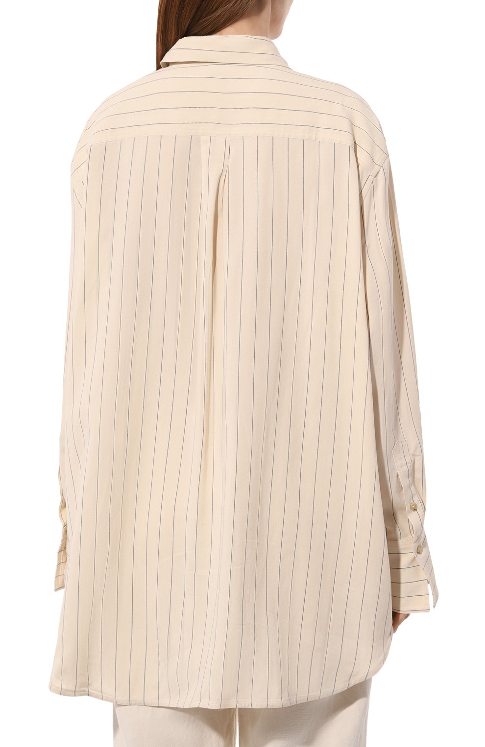 Рубашка из вискозы TOTEME, арт. 242-WRT1415-FB0112, фото 4