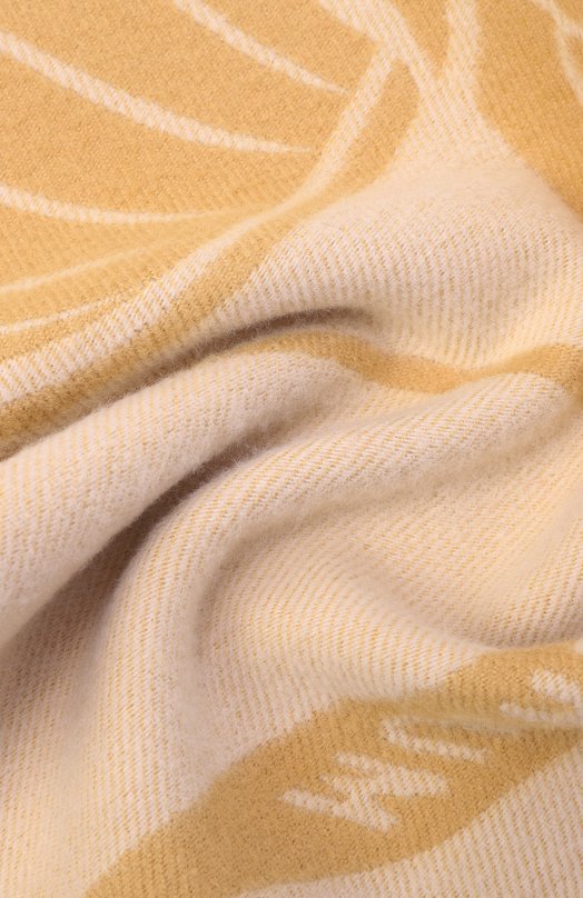 Шерстяной шарф Burberry 8117908 Жёлтый  8117908 Фото 3