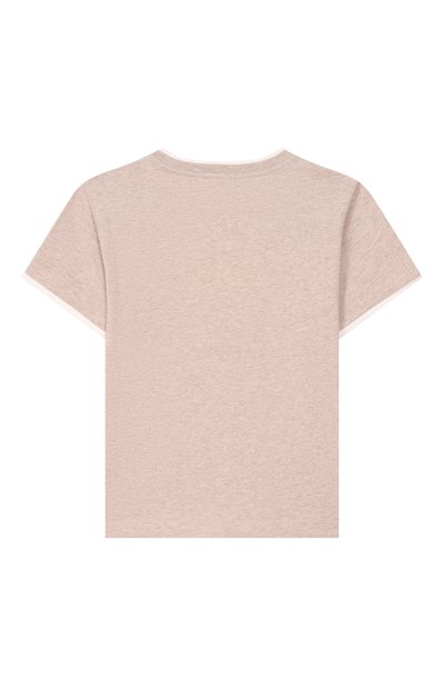 Хлопковая футболка ELEVENTY бежевого цвета по цене 10400 руб., арт. EY8P31/Z3711_001, фото 2 Хлопковая футболка ELEVENTY, арт. EY8P31/Z3711_001, фото 2