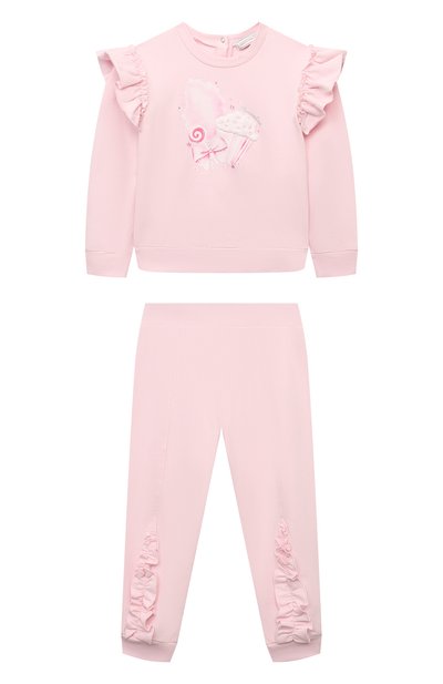 Комплект из свитшота и брюк MONNALISA, арт. 39D501NP.