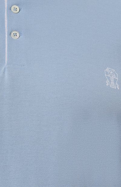 Хлопковое поло BRUNELLO CUCINELLI, арт. ME8548765, фото 5