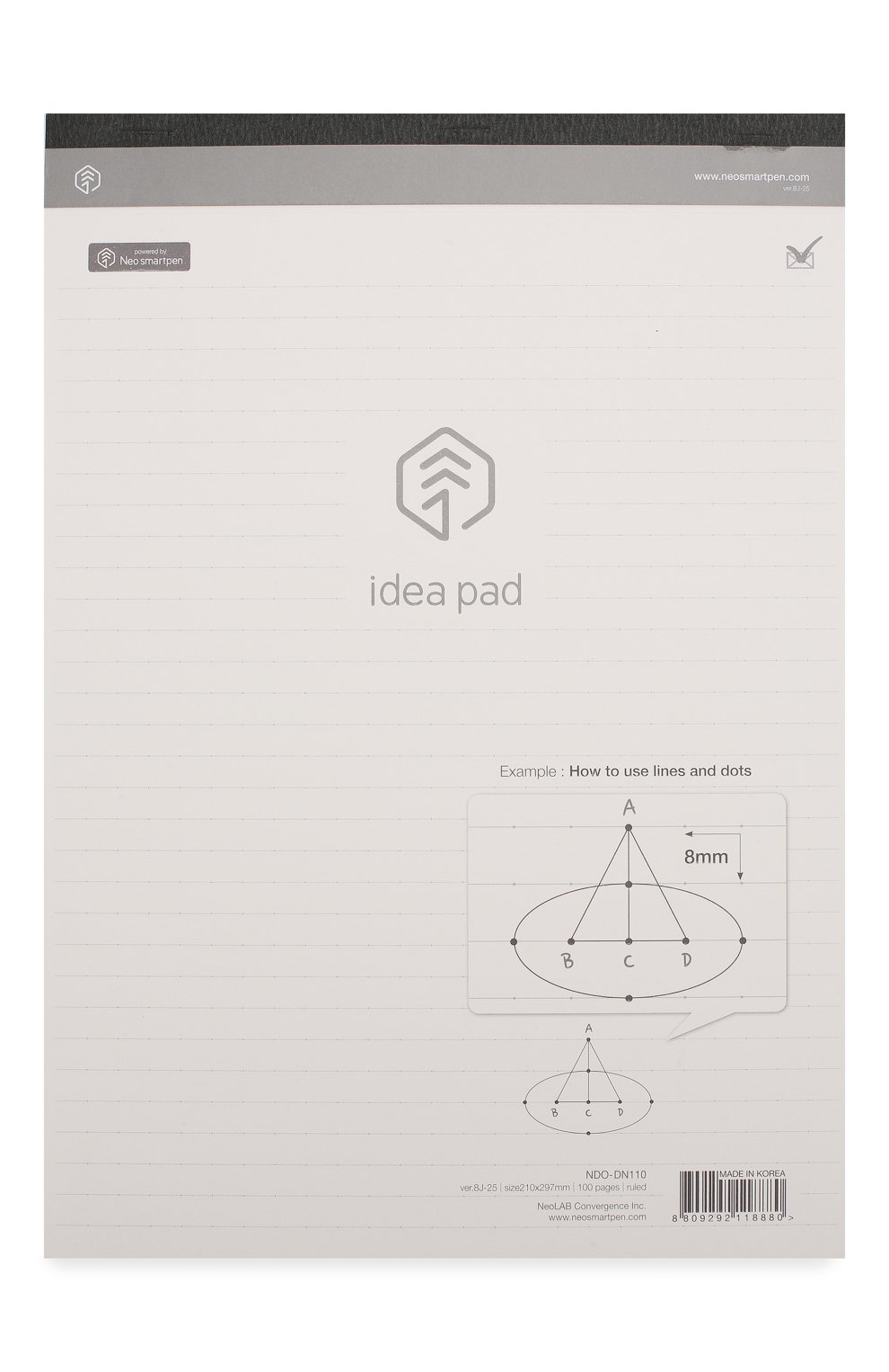 Блокнот neo n idea NEOLAB, арт. NDO-DN110, фото 1