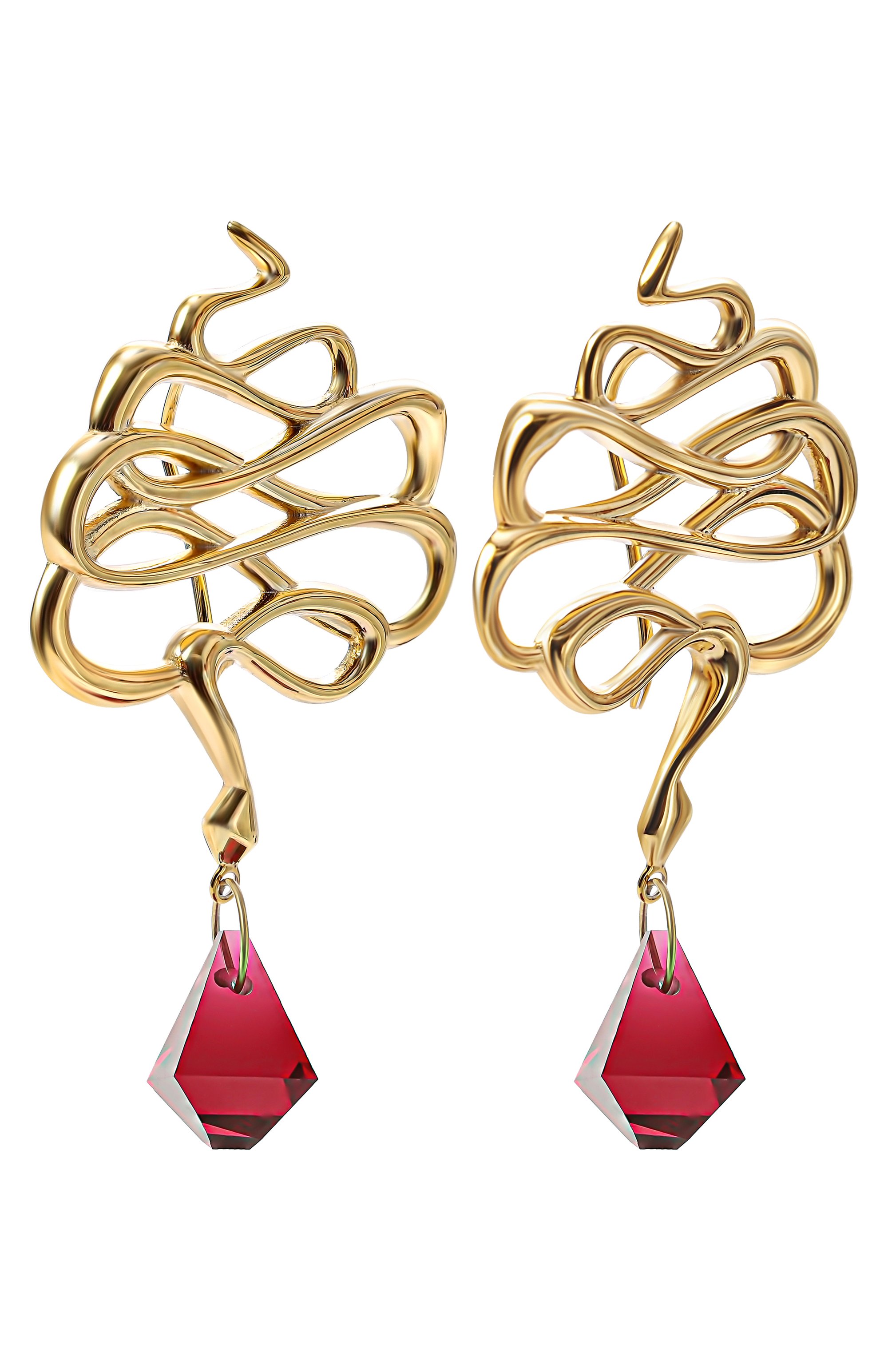 Серьги serpentes DZHANELLI, арт. 00618, фото 3