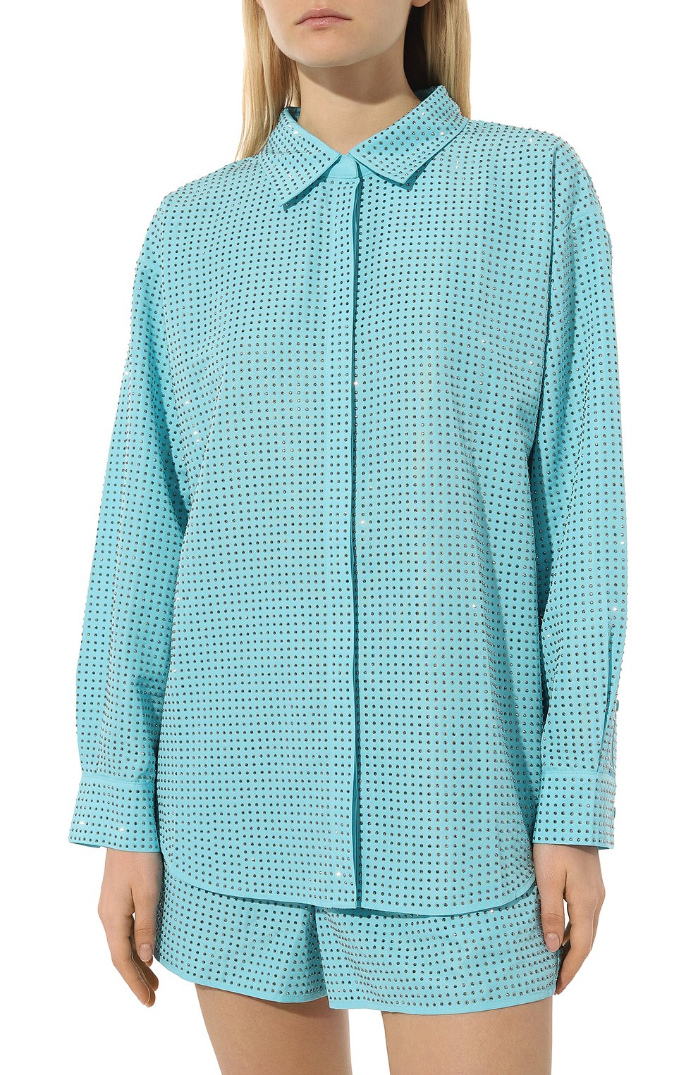 Рубашка SELF-PORTRAIT, арт. RS23-106T-BL, фото 3