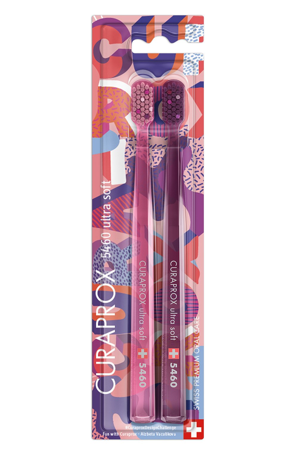 Набор зубных щеток duo fun ultrasoft d 0,10 мм (2 шт.) CURAPROX, арт. 7612412430189, фото 1