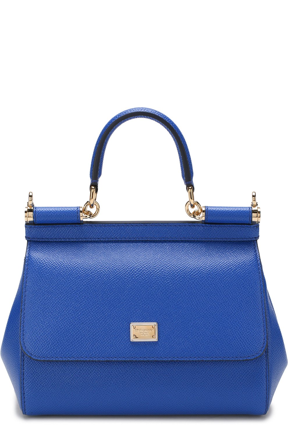 Сумка sicily medium DOLCE & GABBANA синего цвета по цене 189000 руб., арт. BB6003/A1001, фото 1 Сумка sicily medium DOLCE & GABBANA, арт. BB6003/A1001, фото 1