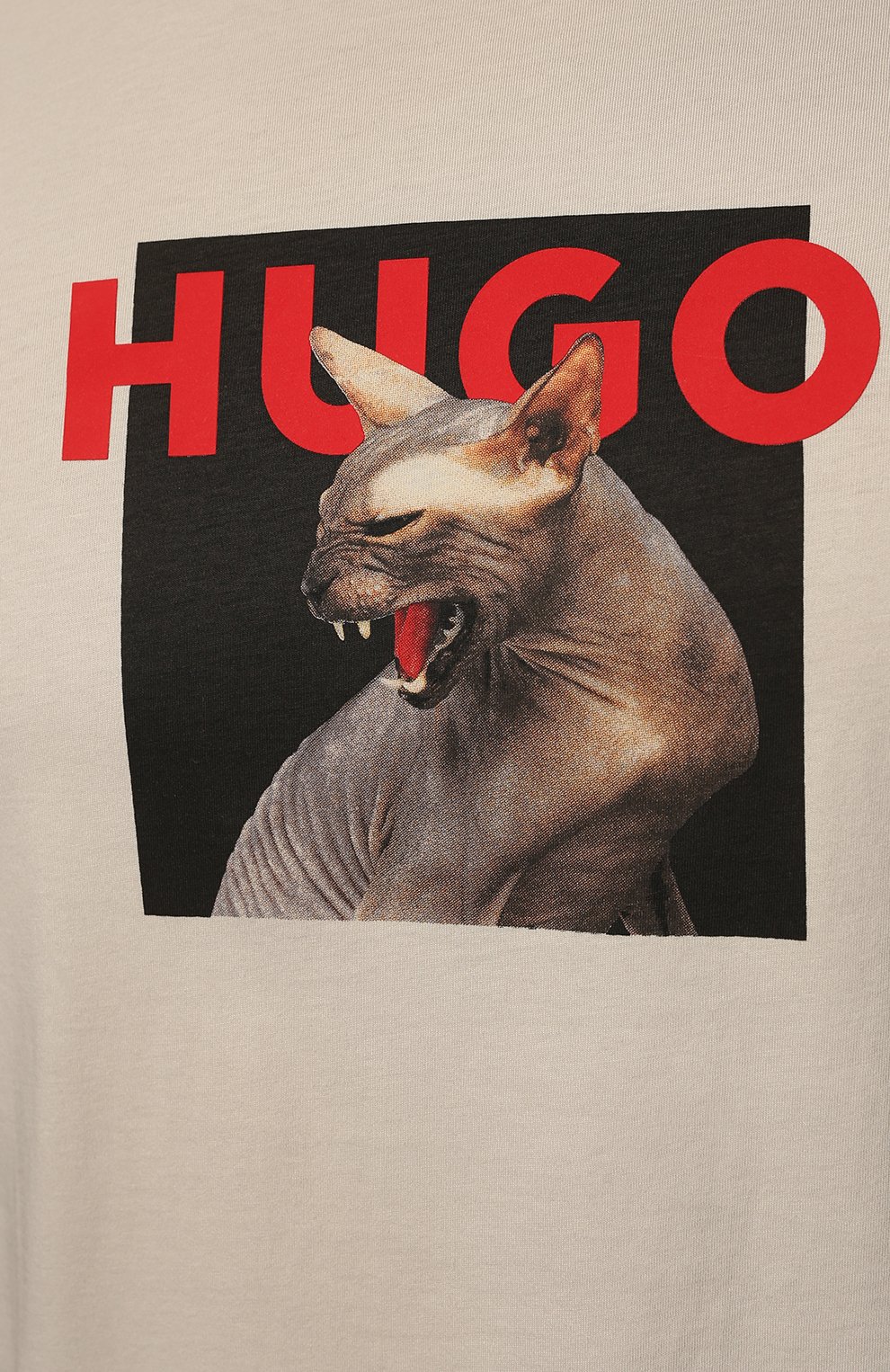 Хлопковая футболка HUGO, арт. 50473165, фото 5