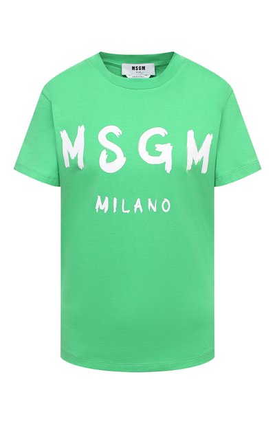 Женская хлопковая футболка MSGM, арт. 3041MDM60 217298