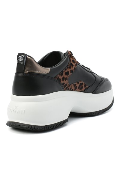 Кожаные кроссовки maxi i active HOGAN, арт. HXW4350BN51035, фото 4