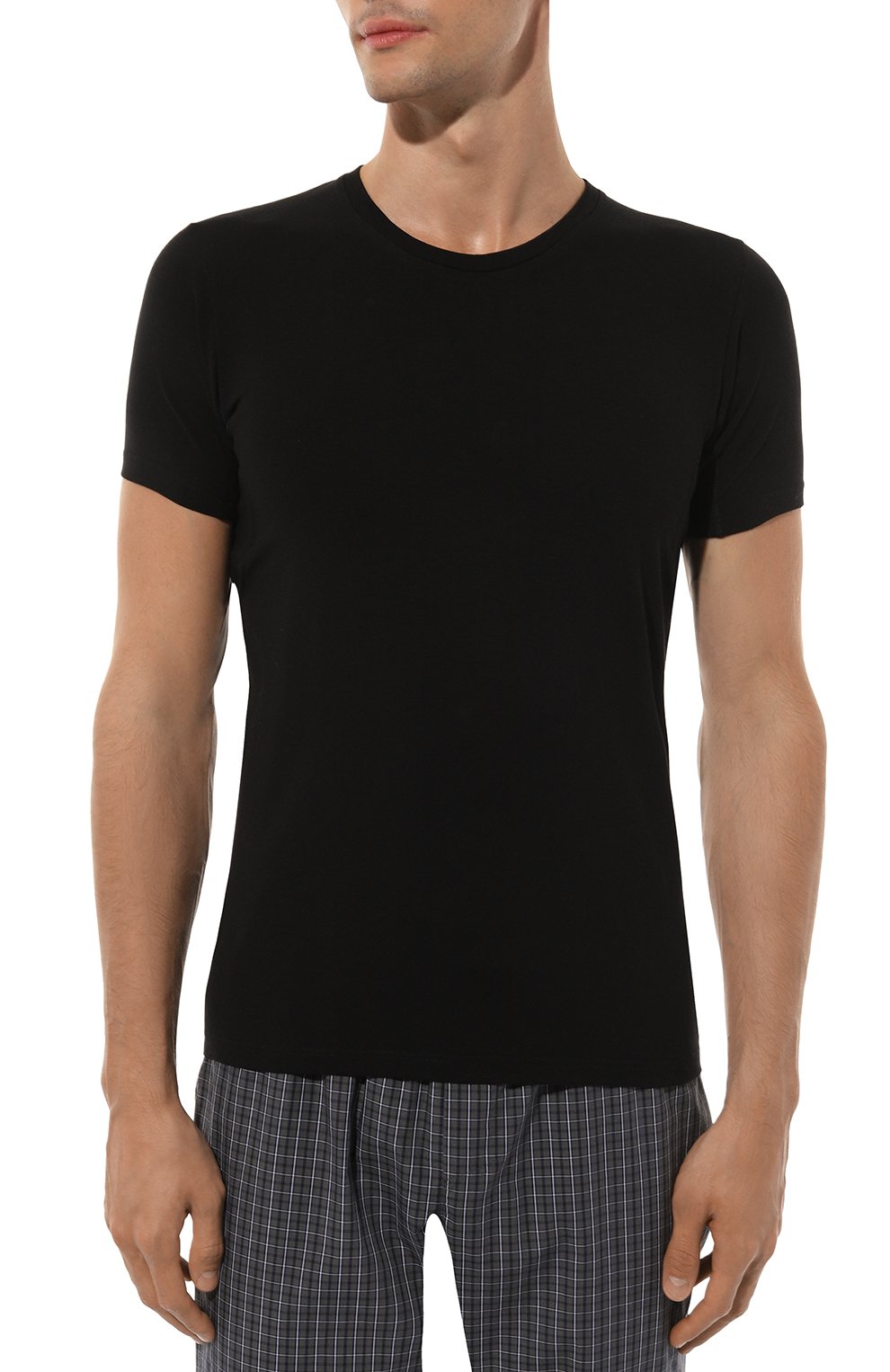 Футболка из хлопка и вискозы FALKE черного цвета по цене 7330 руб., арт. 68118, фото 3 Футболка из хлопка и вискозы FALKE, арт. 68118, фото 3