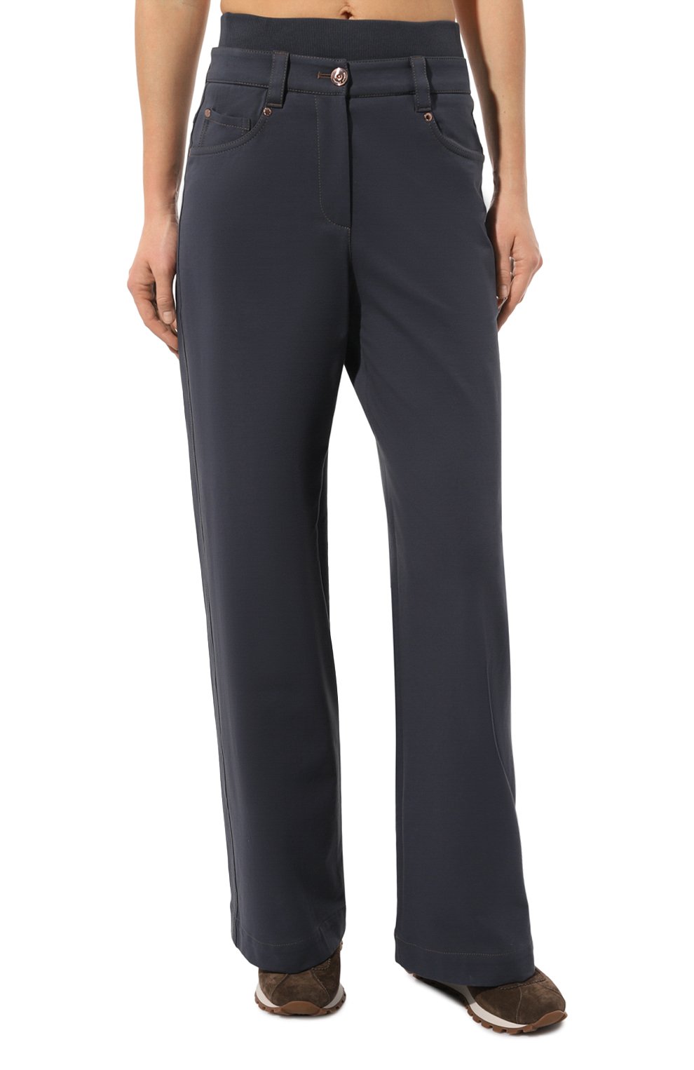 Хлопковые брюки BRUNELLO CUCINELLI, арт. MP827P8424, фото 3