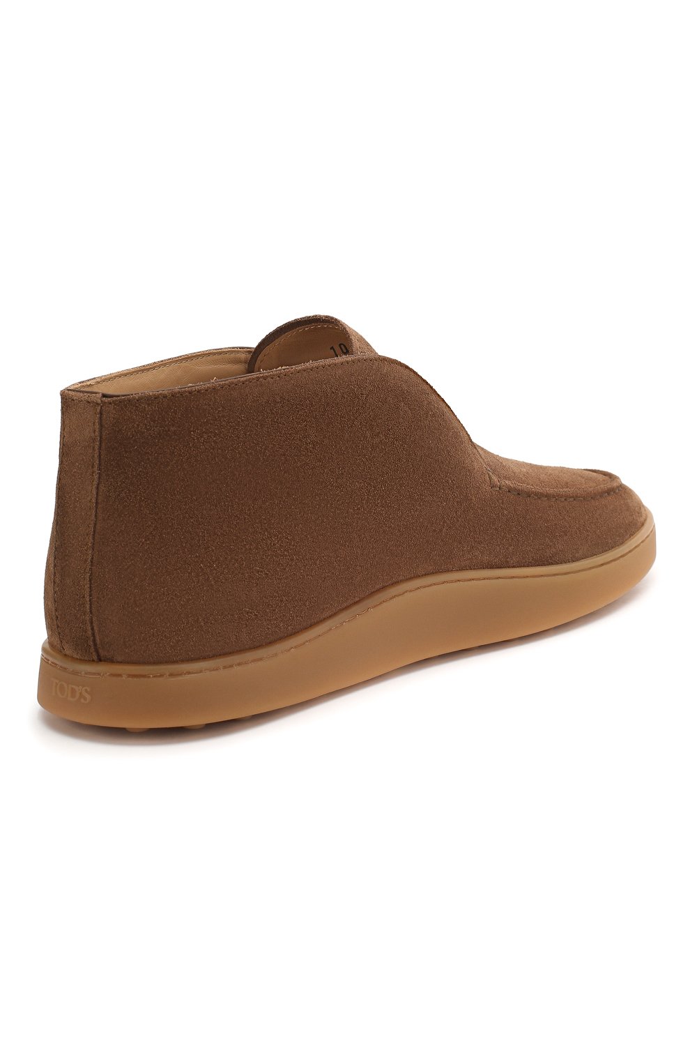 Замшевые ботинки TOD’S коричневого цвета по цене 51750 руб., арт. XXM52B0CW20RE0, фото 4 Замшевые ботинки TOD’S, арт. XXM52B0CW20RE0, фото 4