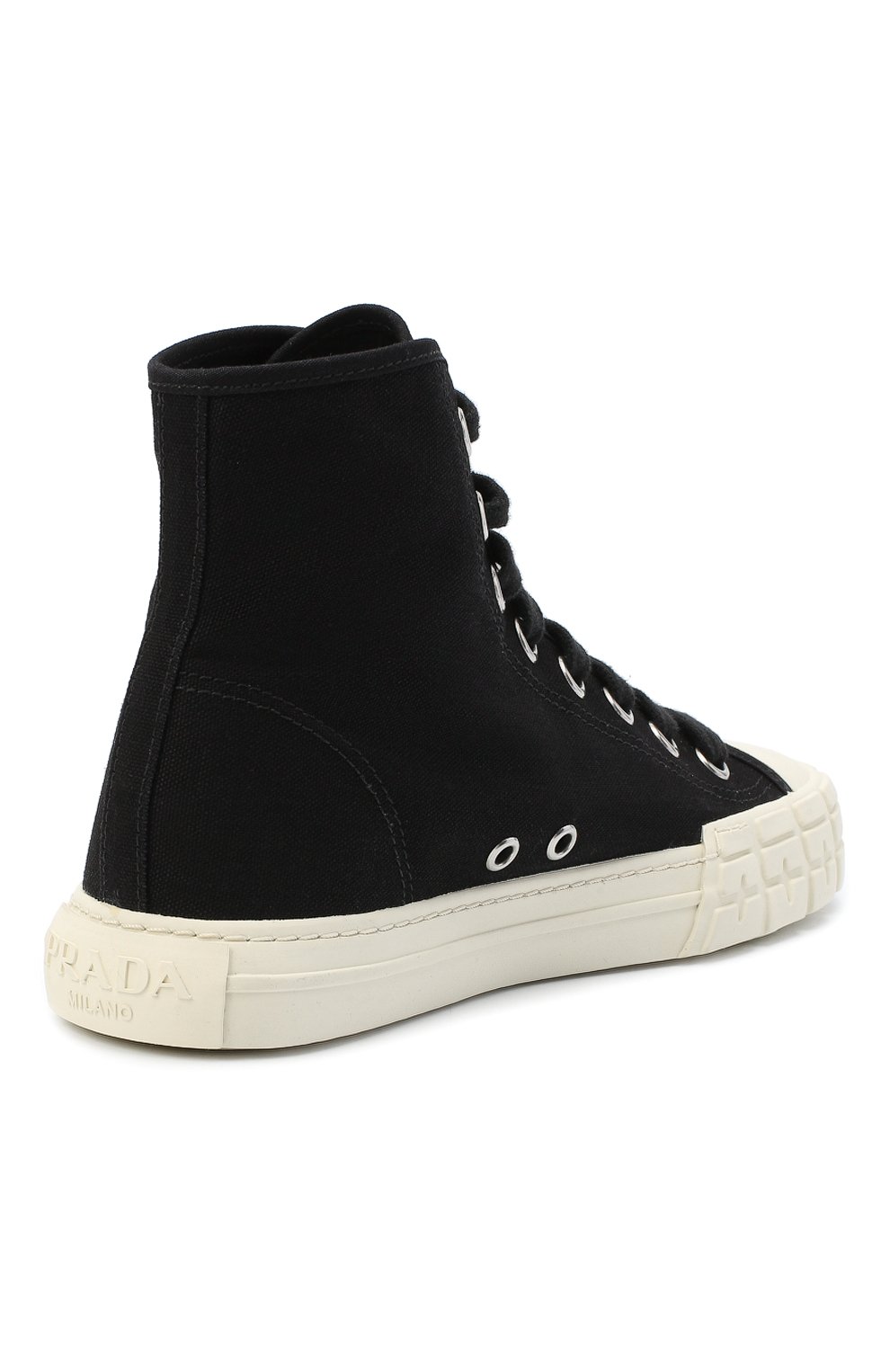 Текстильные кеды PRADA, арт. 1T232M-2OFZ-F057Z-035, фото 3