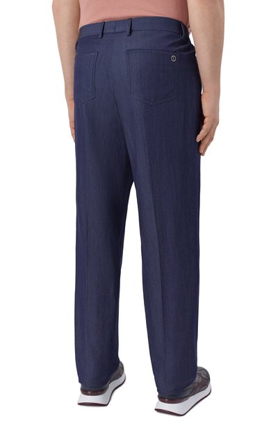 Брюки из шерсти и шелка STEFANO RICCI, арт. M1T80TA029/WABK1U, фото 4