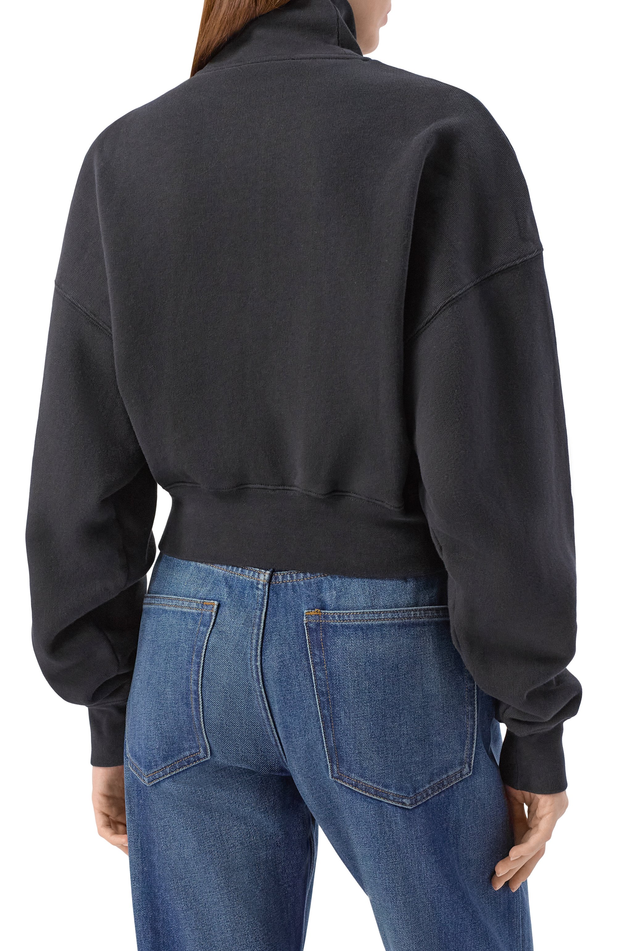 Хлопковая толстовка AGOLDE черного цвета по цене 53650 руб., арт. A7396, фото 4 Хлопковая толстовка AGOLDE, арт. A7396, фото 4