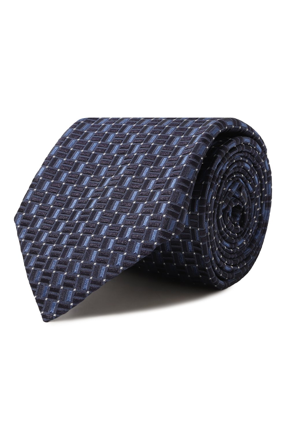 Шелковый галстук CORNELIANI синего цвета по цене 22100 руб., арт. 91U302-3120325, фото 1 Шелковый галстук CORNELIANI, арт. 91U302-3120325, фото 1