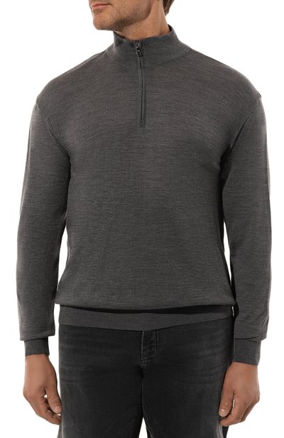 Шерстяной джемпер PAUL&SHARK темно-серого цвета по цене 35150 руб., арт. C0P1049, фото 3 Шерстяной джемпер PAUL&SHARK, арт. C0P1049, фото 3