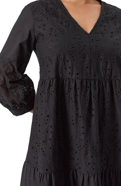 Хлопковое платье PERSONA BY MARINA RINALDI, арт. 0NTAN0, фото 5