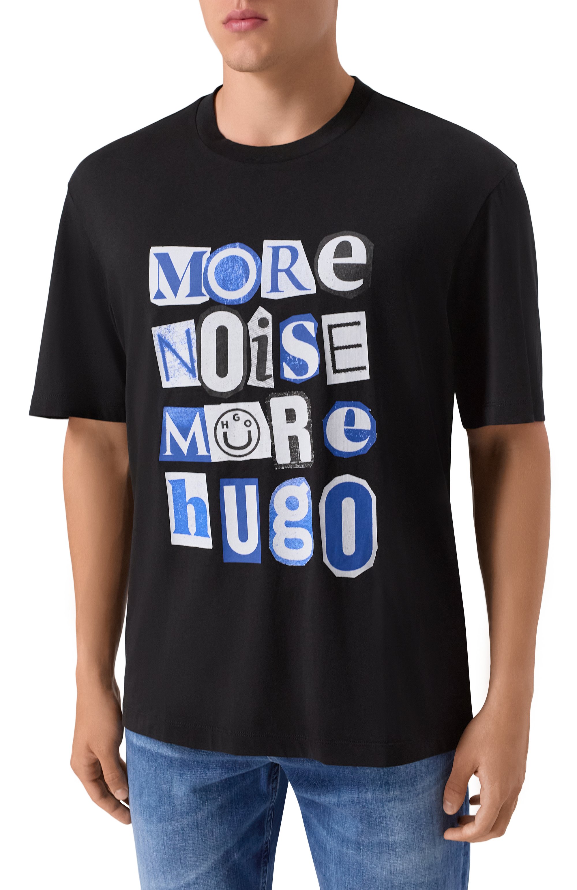 Хлопковая футболка HUGO BLUE, арт. 50543495, фото 3