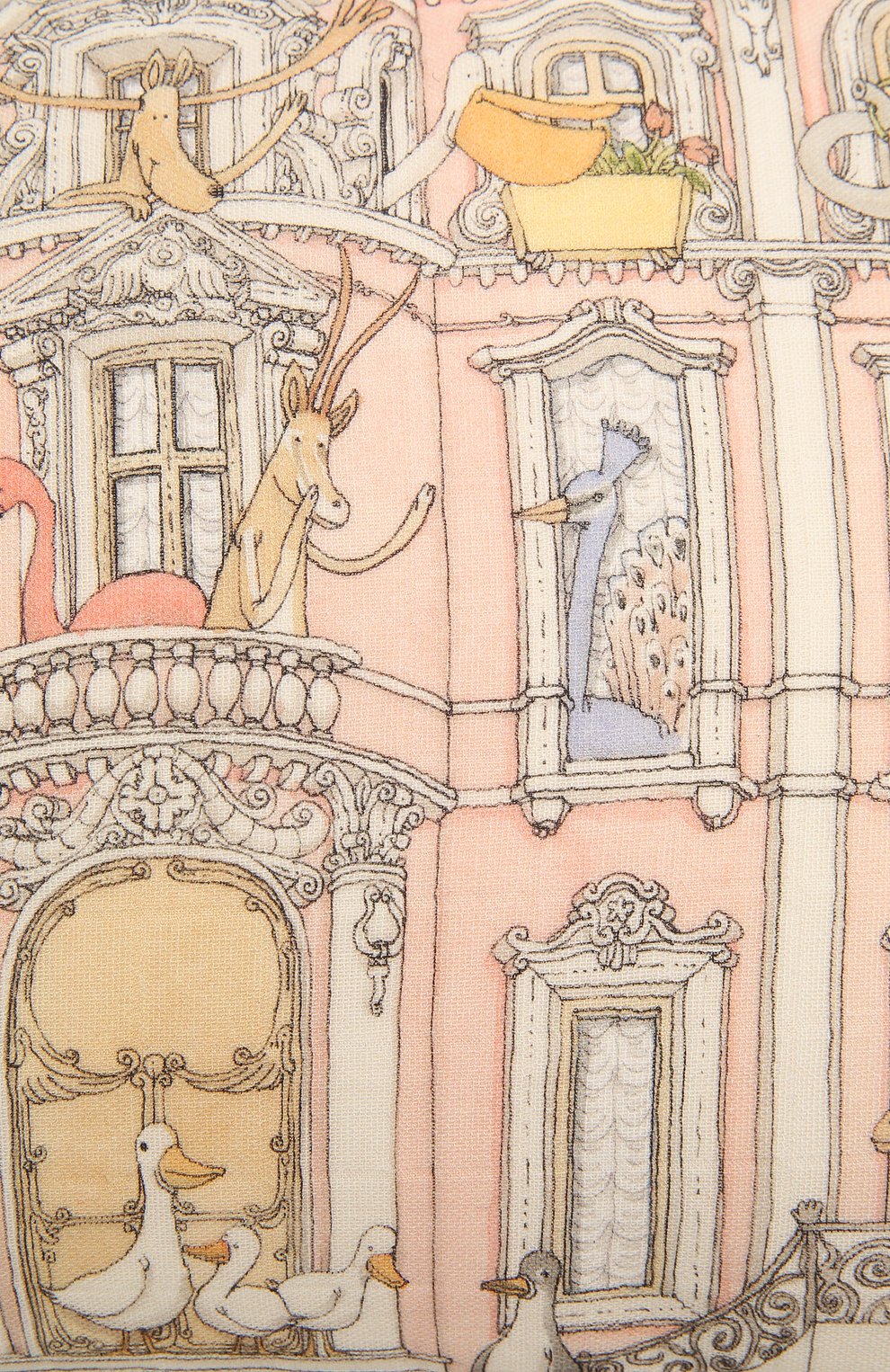 Хлопковая подушка ATELIER CHOUX белого цвета по цене 4120 руб., арт. CUSHI0N-M0NCEAU MANSI0N, фото 3 Хлопковая подушка ATELIER CHOUX, арт. CUSHI0N-M0NCEAU MANSI0N, фото 3