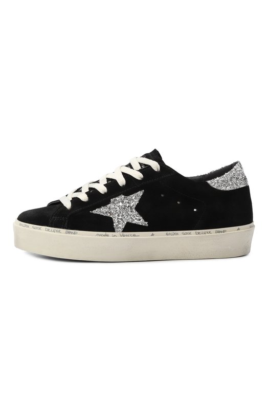 Замшевые кеды Hi Star Golden Goose Deluxe Brand GWF00118.F006389 Чёрный  GWF00118.F006389 Фото 4