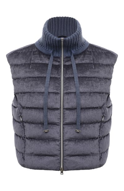 Женский пуховый жилет из вельвета HERNO, арт. PI00123DR/12631