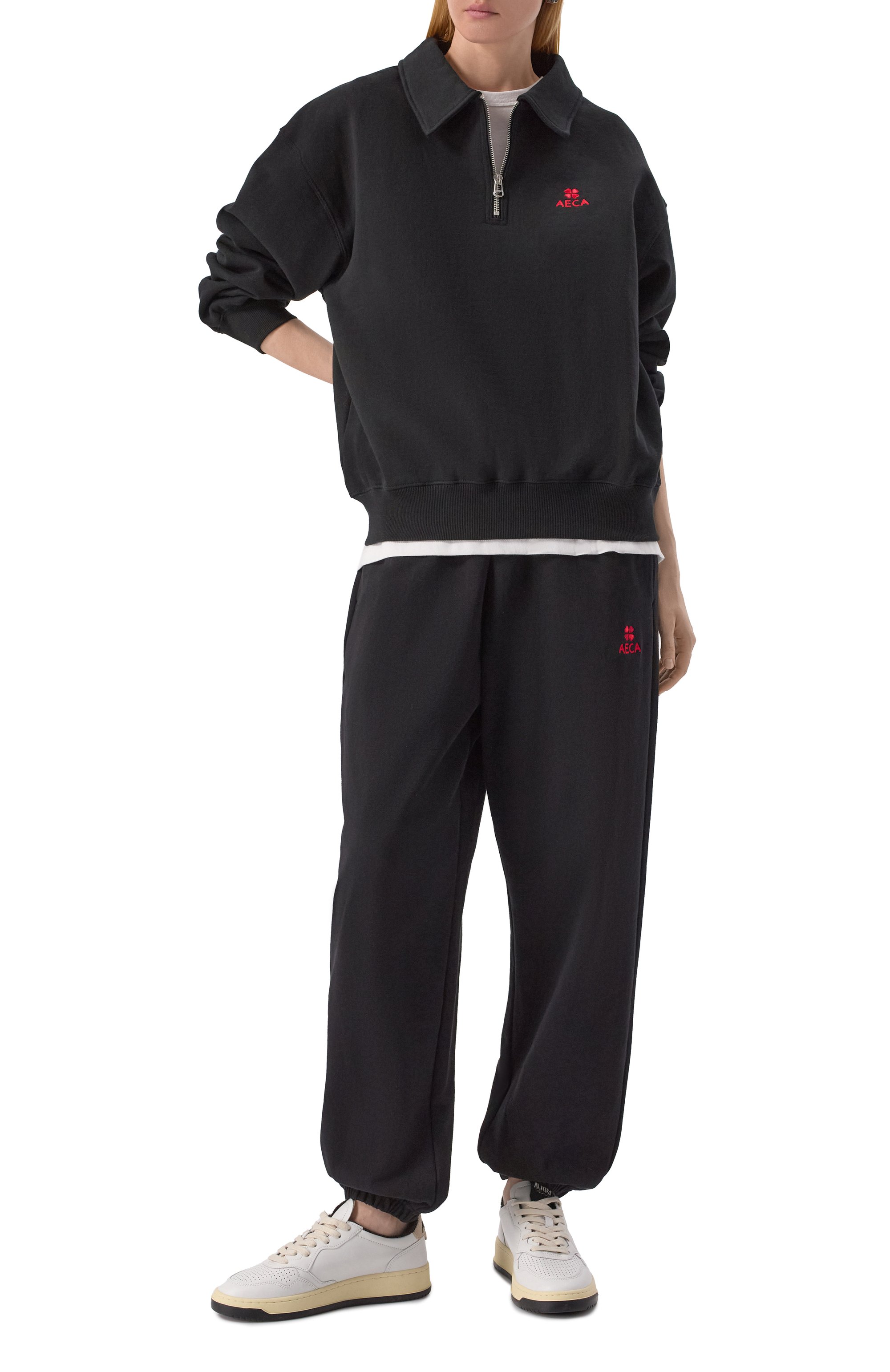 Хлопковый свитшот AECA WHITE, арт. AWCMFWBDTSSSO002C0.BLACK (L), фото 2