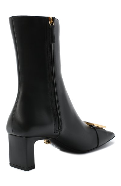 Кожаные ботильоны meander VERSACE, арт. DST426H/DVT2P, фото 4