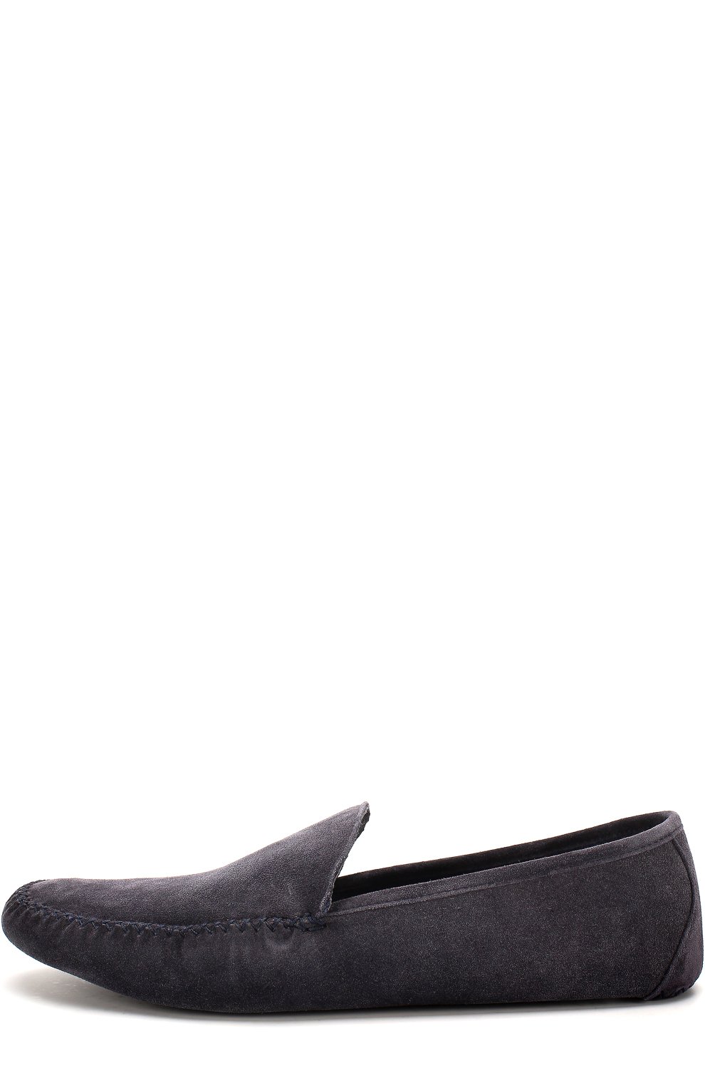 Замшевые домашние слиперы maurice LORO PIANA темно-синего цвета по цене 57500 руб., арт. FAC5526, фото 3 Замшевые домашние слиперы maurice LORO PIANA, арт. FAC5526, фото 3