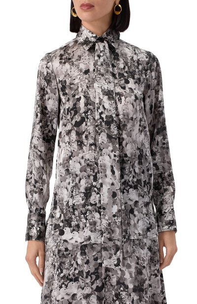 Атласная блузка KITON, арт. D48407, фото 3