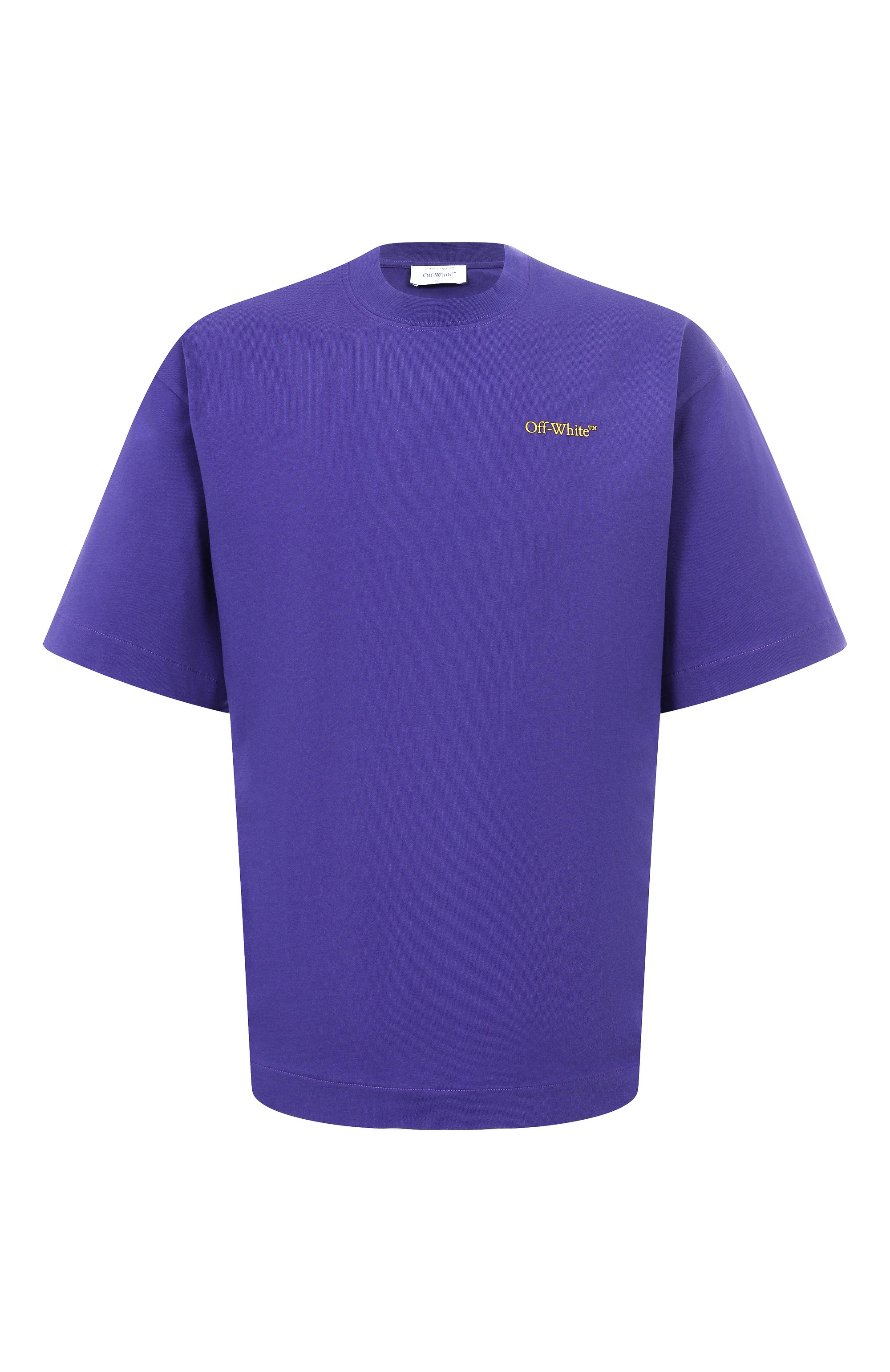 Хлопковая футболка OFF-WHITE, арт. 0MAA120S25JER00D, фото 1