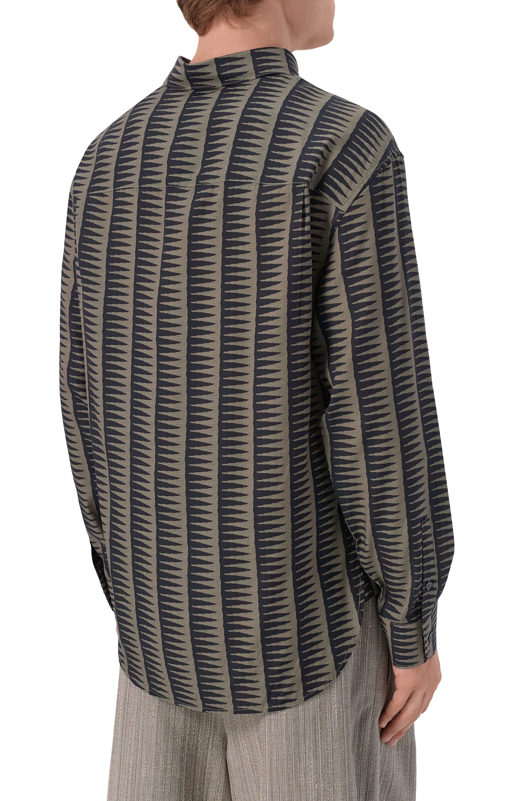 Рубашка из лиоцелла и вискозы EMPORIO ARMANI, арт. EM004178/AF14214, фото 4