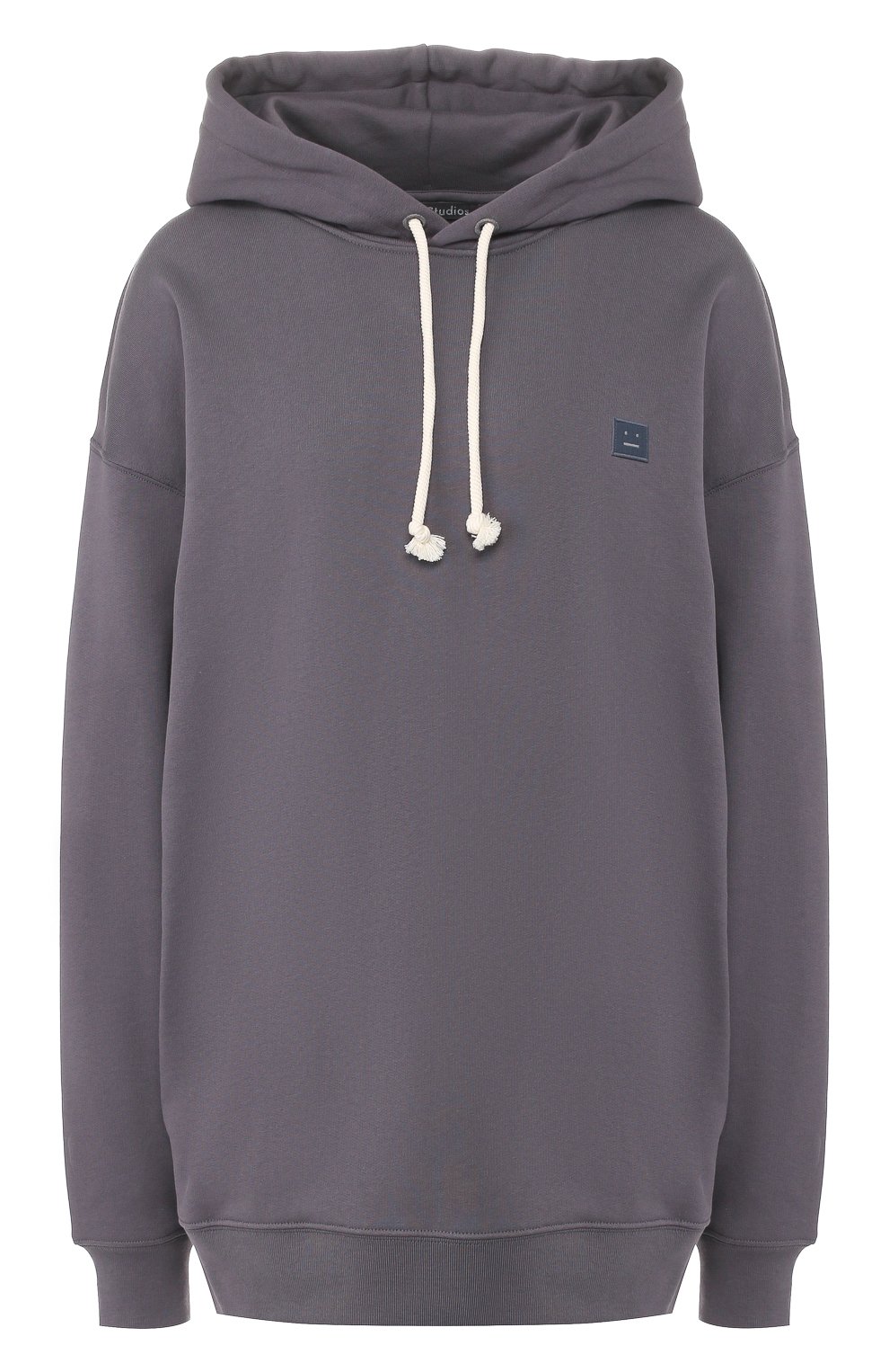 Хлопковое худи ACNE STUDIOS серого цвета по цене 43950 руб., арт. CI0009/W, фото 1 Хлопковое худи ACNE STUDIOS, арт. CI0009/W, фото 1