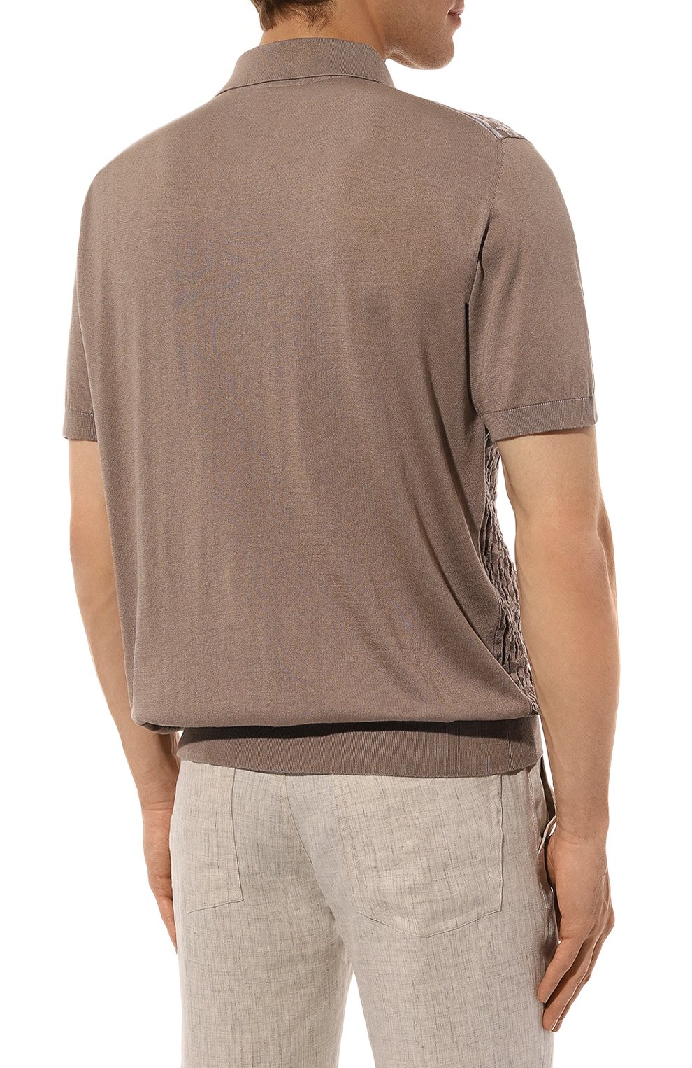 Поло из шелка и хлопка STEFANO RICCI, арт. K818085P31/F24287, фото 4