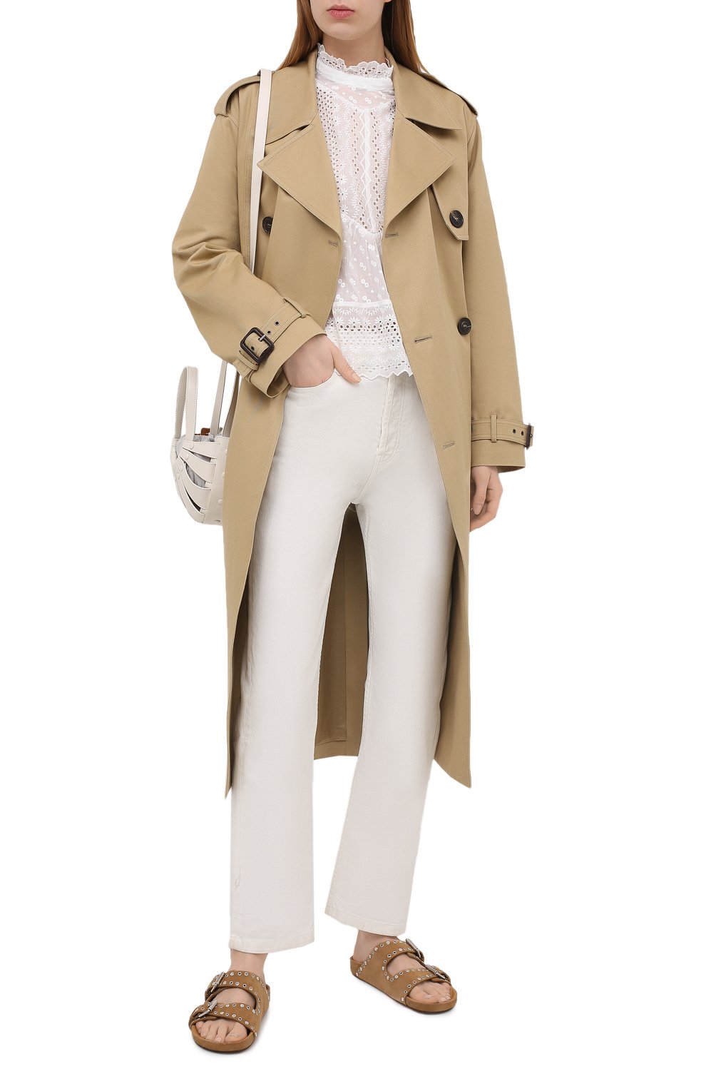 Хлопковый топ ISABEL MARANT ETOILE, арт. HT2040-21P032E/TIZAINA, фото 2