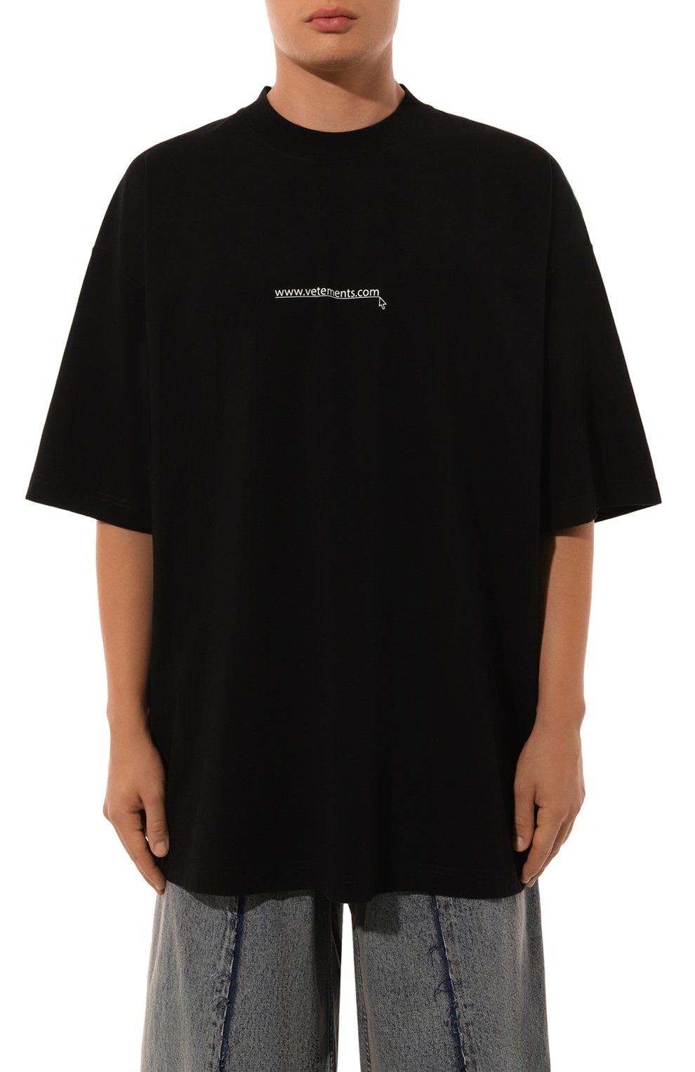 Хлопковая футболка VETEMENTS, арт. UA65TR290B, фото 6