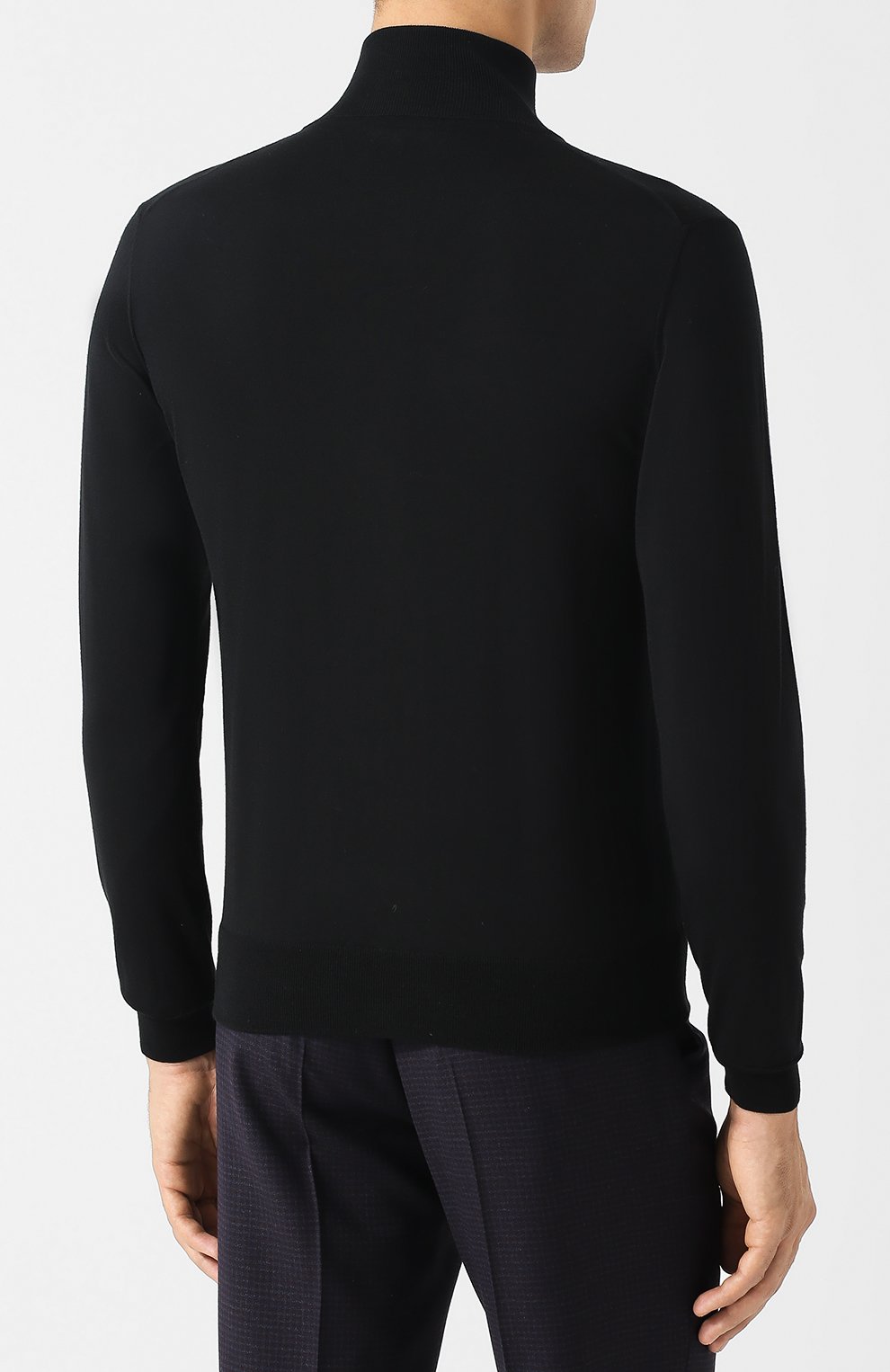 Шерстяной кардиган BRIONI черного цвета по цене 105500 руб., арт. UMT20L/0ZK18, фото 4 Шерстяной кардиган BRIONI, арт. UMT20L/0ZK18, фото 4