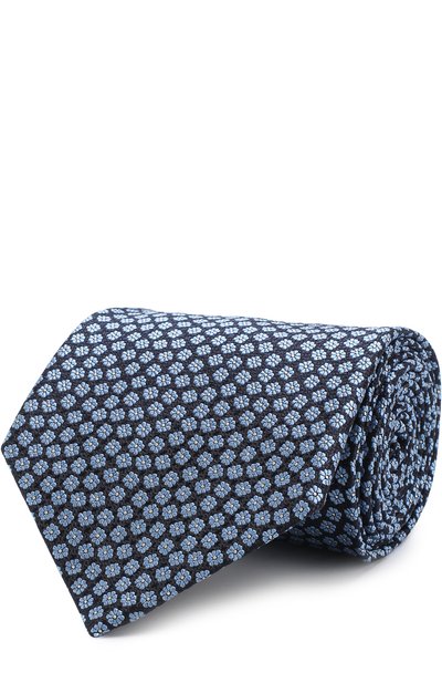 Мужской шелковый галстук с узором ZEGNA, арт. Z3E37/1XW