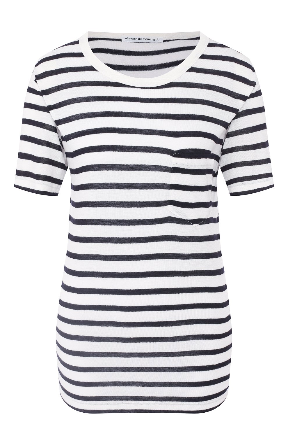 Футболка из смеси вискозы и льна ALEXANDERWANG.T, арт. 4C991020A3, фото 1