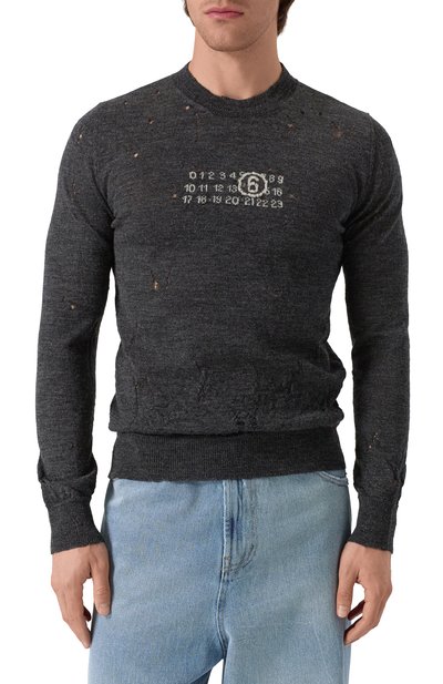Шерстяной джемпер MM6, арт. SH0HL0033/M13134, фото 3