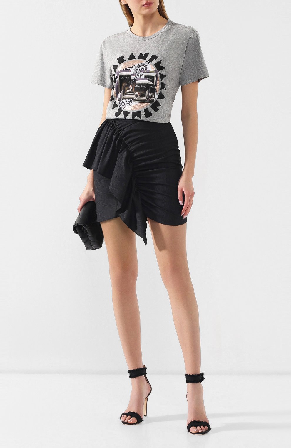 Хлопковая футболка ISABEL MARANT, арт. TS0619-19E038I/ZA0F, фото 2