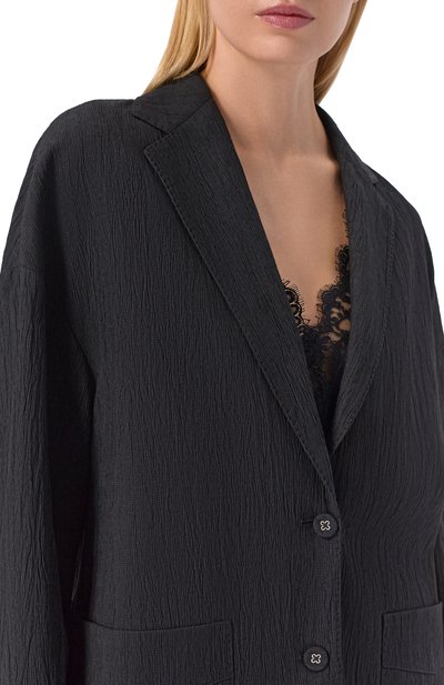 Жакет OFFICINE GENERALE черного цвета по цене 69550 руб., арт. S26WTLG411, фото 5 Жакет OFFICINE GENERALE, арт. S26WTLG411, фото 5